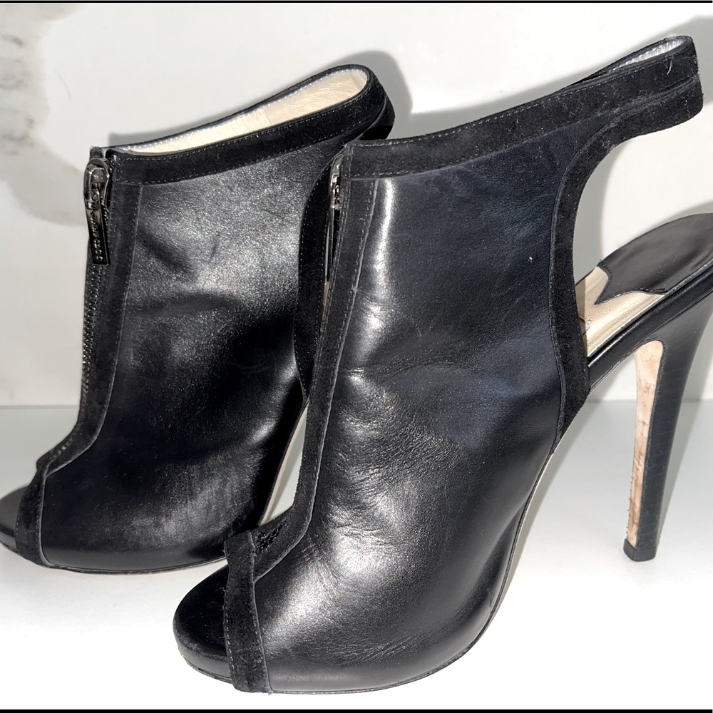 Jimmy Choo peep toe booties/heels